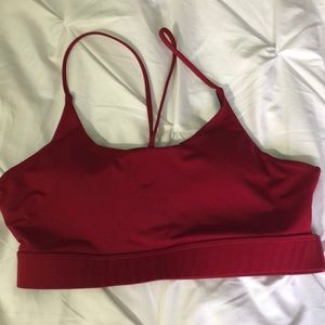 Shein red sports bra, size Large